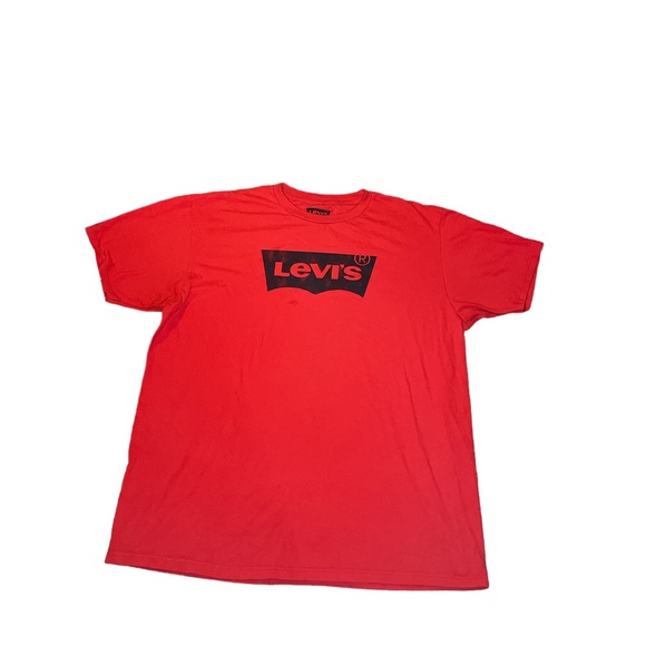 Levi's Shirts Mens Red Levis Tshirt Poshmark